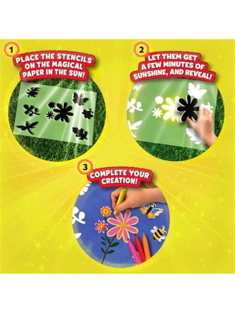 Magical Sun Art – Out in Nature, STEM Paper Craft Kit for Kids